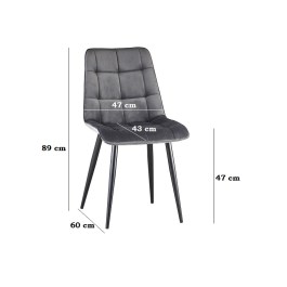 Wymiary krzesła SEUL